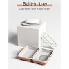 Aoibox Travel Soap Holder with Lid - Leak-Proof & Drainage Design for Shower, Camping, Hiking, Gym & Outdoor Use - Keeps Soap Dry & Hygienic - 2 of 4