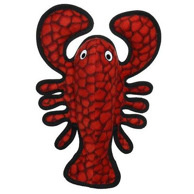 Tuffy Ocean Creature Lobster Dog Toy - Red