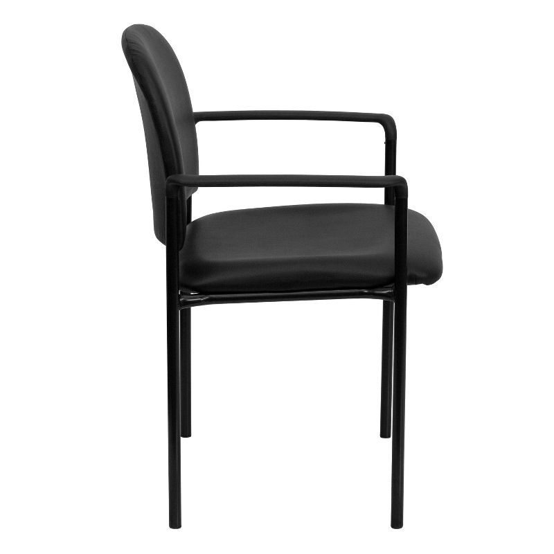 Flash Furniture Comfort Stackable Steel Side Reception Chair with Arms, 4 of 17