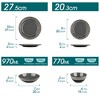 vancasso 16-Piecee Stoneware Dinnerware Set , Including Dinner/Dessert Plates/Soup plate and Bowls, For 4 People - 2 of 4