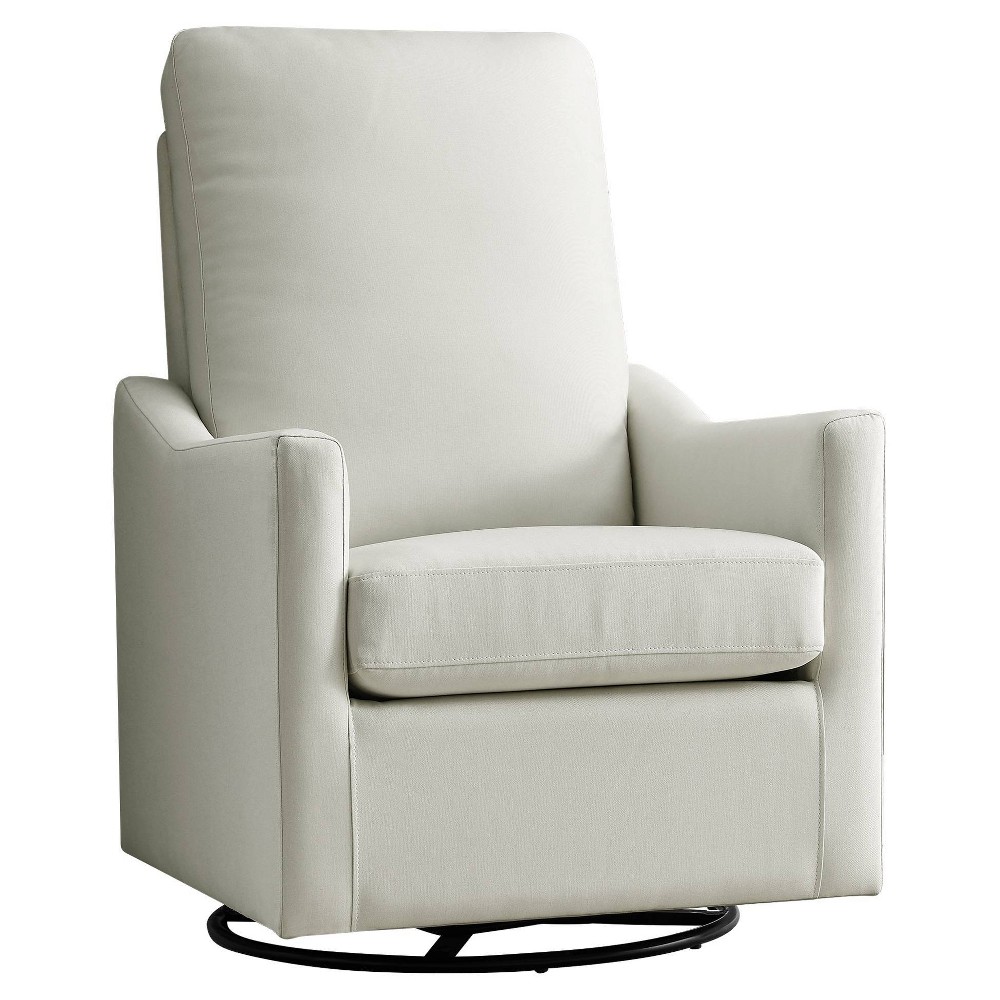 Delta Children Adley Nursery Glider Swivel Chair Cream BrickSeek