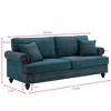 Modern Sofa, 82" Chenille Upholstered Couch, Loveseat Sofa, Sectional Love Seat Couch, Mid-Century Sofa For Living Room, Bedroom, Apartment, Office - 4 of 4
