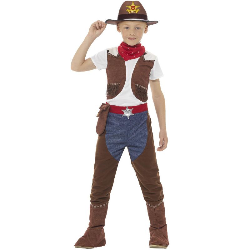 Smiffy Deluxe Cowboy Child Costume, 1 of 4