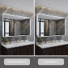 Aura LED Medicine Cabinet with Mirror, Recessed/Wall Mount Bathroom Cabinet, Dimmable, 3 Mode Light, Anti-Fog, Memory Function, Silver - 3 of 4
