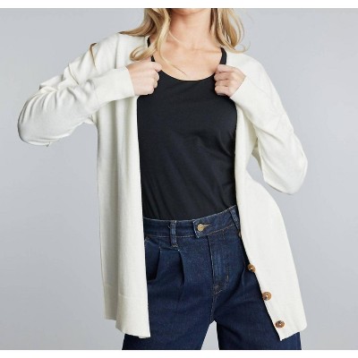 Women's Classic Long Sleeve Cardigan - DOWNEAST
