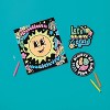 6ct Neon Velvet Coloring Craft Kit - Mondo Llama™ - 2 of 4