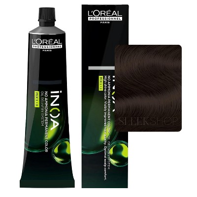 L'Oreal Pro iNOA Coloration Ammonia-Free Permanent Hair Color Dye  - Multicolored Loreal Haircolor Cream