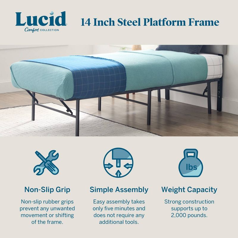 Comfort Collection Platform Bed Frame - Lucid, 6 of 21