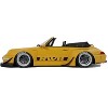 2023 Porsche 911 RWB Body Kit Yellow with Black Stripes 1/18 Model Car by GT Spirit - 4 of 4