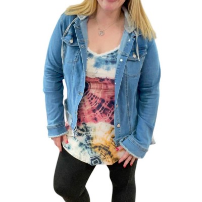 Women's Denim Jacket - White Birch