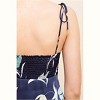 Women's Floral Baby Doll Tie Top - Honey Punch - 4 of 4