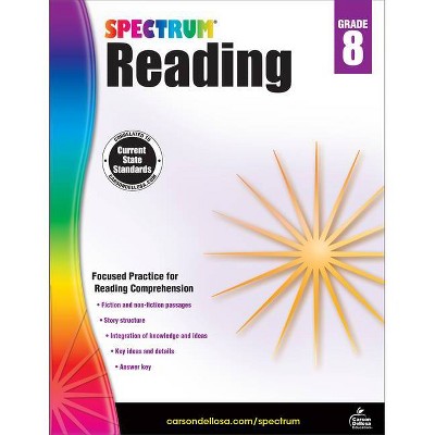 Spectrum Reading Workbook, Grade 8 - (Paperback)