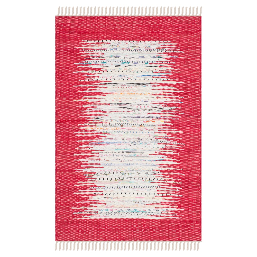 Bettina Flatweave Accent Rug - Ivory / Red (3'x5') - Safavieh