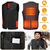 NPolar"USB Heated Vest with 5 Heating Zones for Men & Women - Adjustable Warmth for Winter Outdoors"Black - 4 of 4