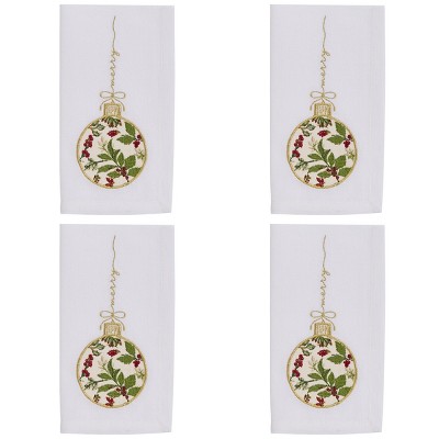 Park Designs Peace And Merry Napkin Set of 4