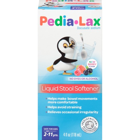 Pedia-Lax Liquid Stool Softener for Kids Ages 2-11 - Berry Flavor - 4 fl oz - image 1 of 3