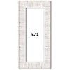 PosterPalooza | Panoramic Sculpted White Picture Frame - UV Acrylic, Foam Board Backing, Hanging Hardware - 2 of 4