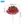 Unique Bargains Unpotted Realistic Textured Garden Decoration Artificial Succulent Plant 4 Pcs - 2 of 4