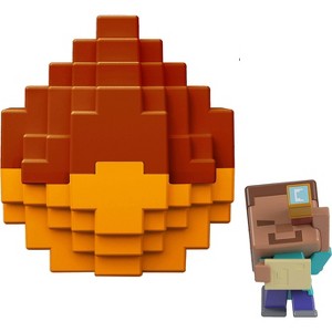 Minecraft Mini Mode Spawn Egg with Explorer Steve Mini Figure, Badlands Theme, 1.5" Toy - 1 of 4