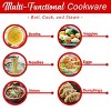 Brentwood1.9 Quart Cordless Electric Hot Pot Cooker and Food Steamer in Stainless Steel and Black - 3 of 4
