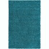 Unique Loom Solid Shag Solid Indoor Woven Area Rug - 2 of 4
