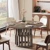 Tribesigns 47.24 Inches Modern Wooden Round Dining Table - 3 of 4