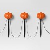 9pc LED Animated Halloween Pumpkin Silhouette Stake Lights with Monster Mash Music White - Hyde and EEK! Boutique™ - 3 of 4