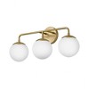 Lark Julep 3 - Light Vanity in  Lacquered Brass - 4 of 4