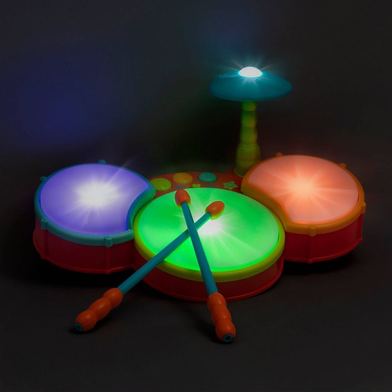 B. toys Toy Drum Set - Little Beats, 3 of 10