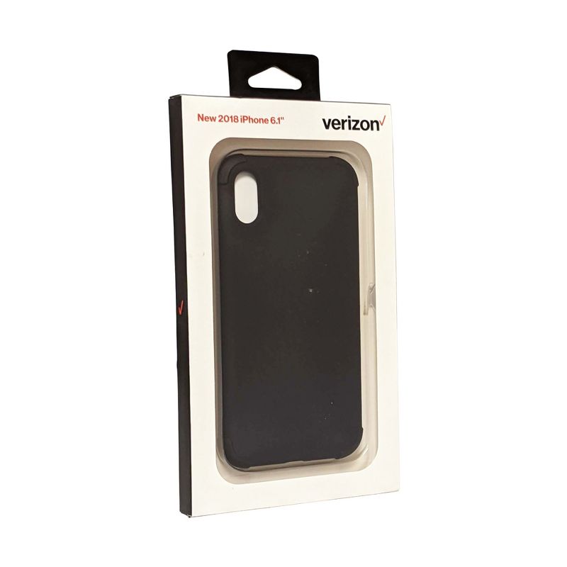 Verizon Rubberized Slim Case for iPhone XR - Matte Black, 1 of 3