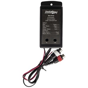 Install Bay® 2-Channel 80-Watt Adjustable Level Converter in Black, Size: 2 Channel - 1 of 4