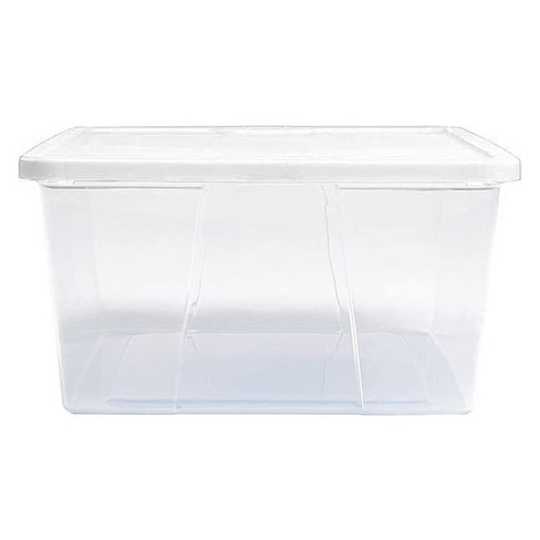 Choice 12 Qt. Clear Square Polycarbonate Food Storage Container