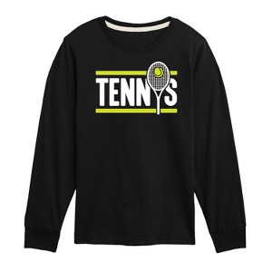 Boys' - Instant Message - Tennis Long Sleeve Graphic T-Shirt - 1 of 4