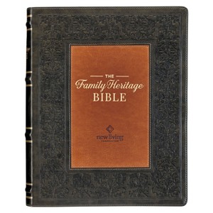 NLT Family Heritage Bible, Large Print Family Devotional Bible for Study, New Living Translation Holy Bible Faux Leather Flexible Cover, Additional - 1 of 1