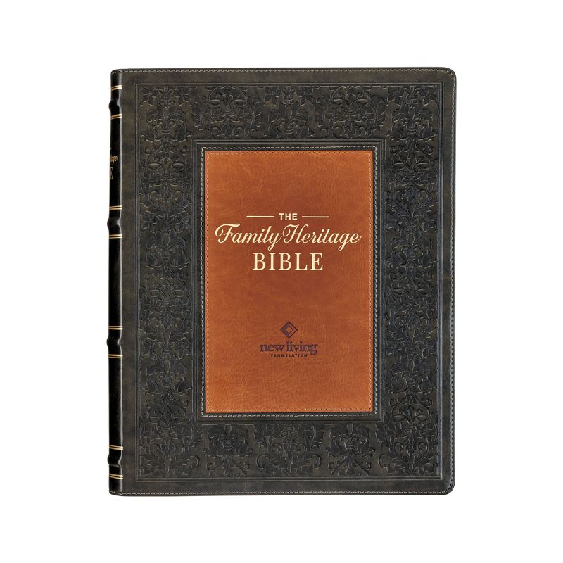 NLT Family Heritage Bible, Large Print Family Devotional Bible for Study, New Living Translation Holy Bible Faux Leather Flexible Cover, Additional, 1 of 2