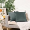 Unique Bargains Velvet Throw Home Decor Solid Couch Sofa Living Room Pillow Covers - 2 of 4