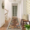Farmhouse Floral Rug Washable Rug with Non Slip TPR Backing - 3 of 4