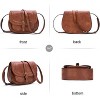 Crossbody Bags for Women,Small Saddle Purse and Boho Cross Body Handbags,Vegan Leather - 4 of 4