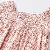 Baby Girls' Floral Smocked Romper - Cloud Island™ Pink - 3 of 4