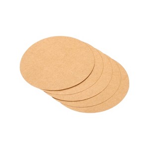 Unique Bargains Round Cardboard Kraft Paper 25 Pcs - 1 of 4