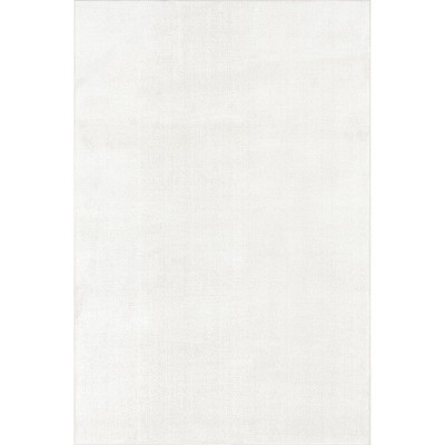 Nuloom Alena Solid Machine Washable Indoor Area Rug