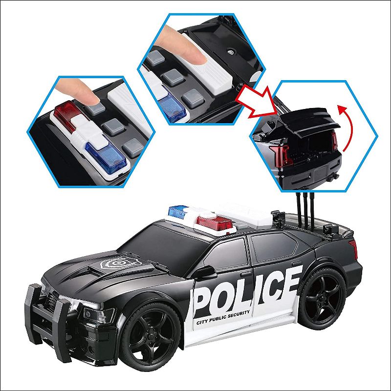 Dazmers Friction Powered Car Emergency Vehicle Toys, 5 of 7