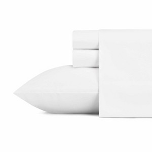 Twin XL Solid Microfiber Sheet Set White - Eddie Bauer