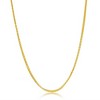 Links of Italy Sterling Silver 1.5mm Franco Chain - Gold Plated - Available Sizes: 16  , 18  , 20  , 22  , 24  Inches - 2 of 3
