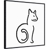 Amanti Art Kitteh II by Alicia Longley Framed Canvas Wall Art - 3 of 4