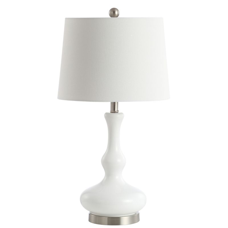 Kellen Table Lamp - White/Nickel - Safavieh., 1 of 5