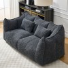 CAVINAS Bean Bag Chair with High Resilience Foam Oversized Lazy Sofa Chair Floor Chair for Dorm, Apartment, Living Room - 2 of 4