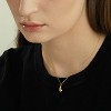 Bearfruit Jewelry Sterling Silver 18k Gold Plated Jacqueline Teardrop Necklace - 2 of 4