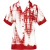 LA LEELA Womens Summer Casual Beach Hawaiian Blouses Shirt Dressy Blouse Short Sleeve Button Up Tops Tee Shirts T Shirts - 4 of 4