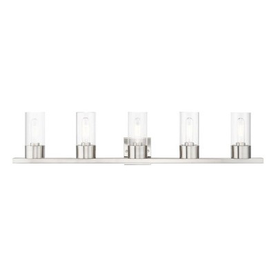 Livex Lighting Carson 5 - Light Vanity in  Brushed Nickel